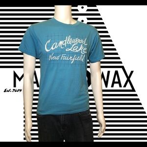90s Teal Blue Candlewood Lake New Fairfield Tee